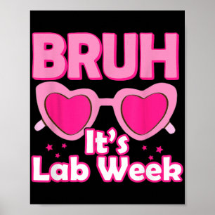 Affiche Pink Lab Week 2024 Médicale Lab Science Lab Tech T