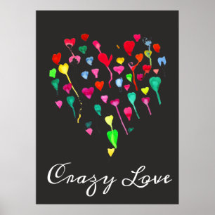 Affiche Pink lipstick baiser pop art rose et noir