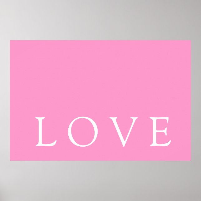 Affiche Pink Love (Devant)