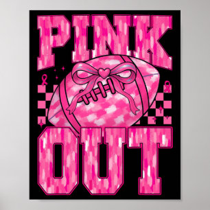 Affiche Pink Out Footall Sensibilisation au cancer du sein