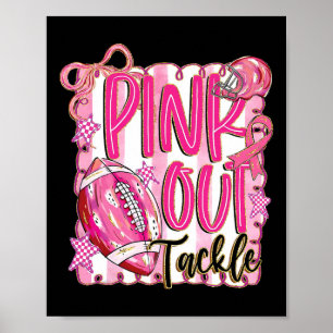 Affiche Pink Out Tackle cancer du sein Sensibilisation Rub