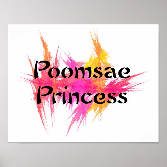 Affiche Pink Poomsae Princess (Devant)