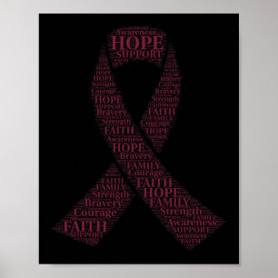 Affiche Pink Ribbon Sensibilisation au cancer du sein T