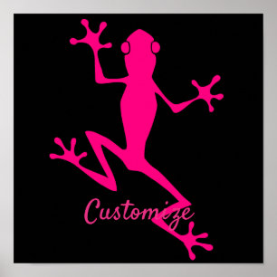 Affiche Pink Tree Frog Thunder_Cove
