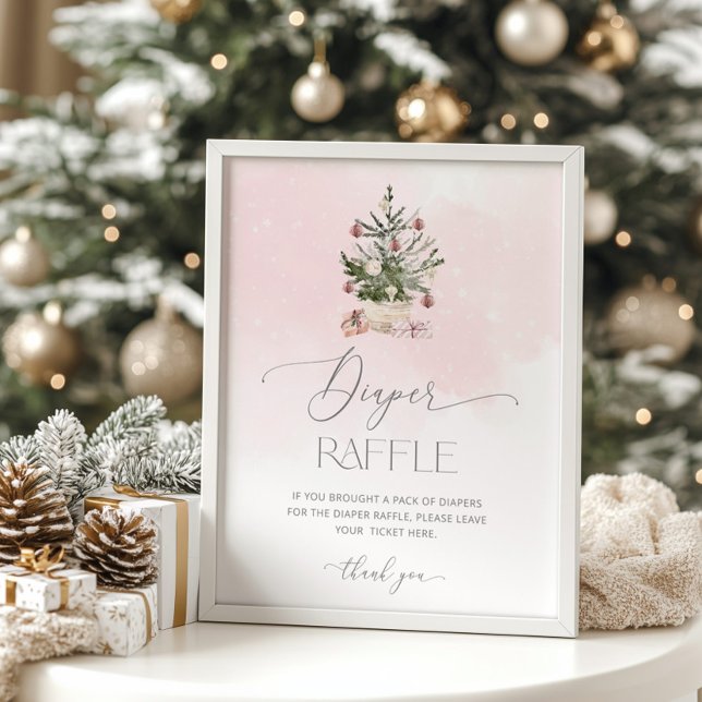 Affiche Pink Winter Baby il fait froid à l'extérieur de la (Créateur téléchargé)