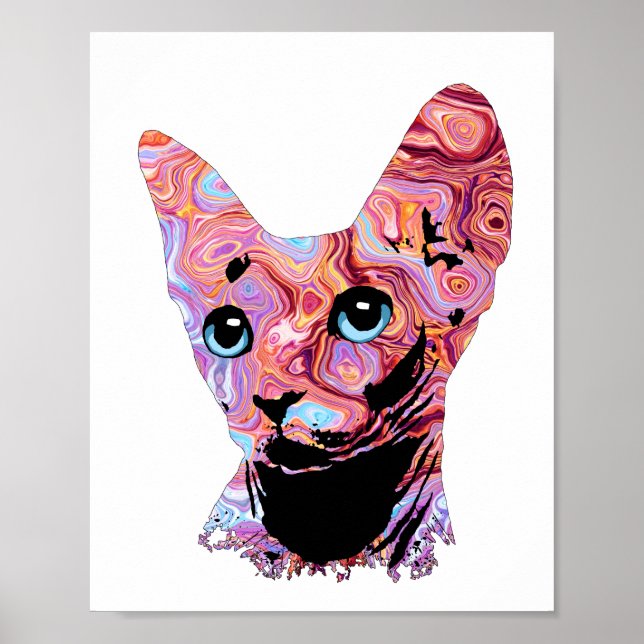 Affiche Pinky Sphynx Cat 683 (Devant)