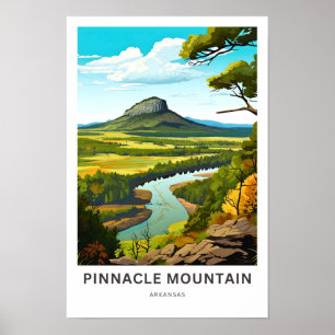 Affiche Pinnacle Mountain Arkansas Imprimer