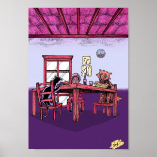 Affiche Pinocchio - Banquet
