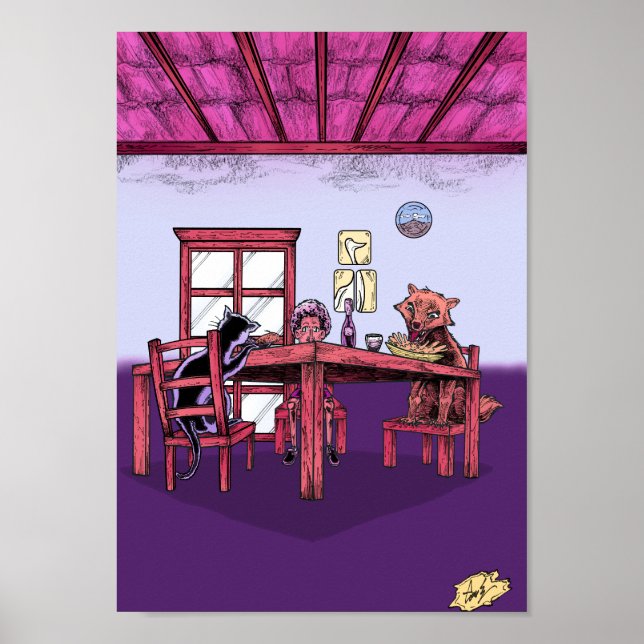Affiche Pinocchio - Banquet (Devant)