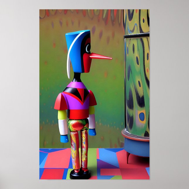 Affiche Pinocchio sur le plateau de jeu de Future Mischief (Devant)