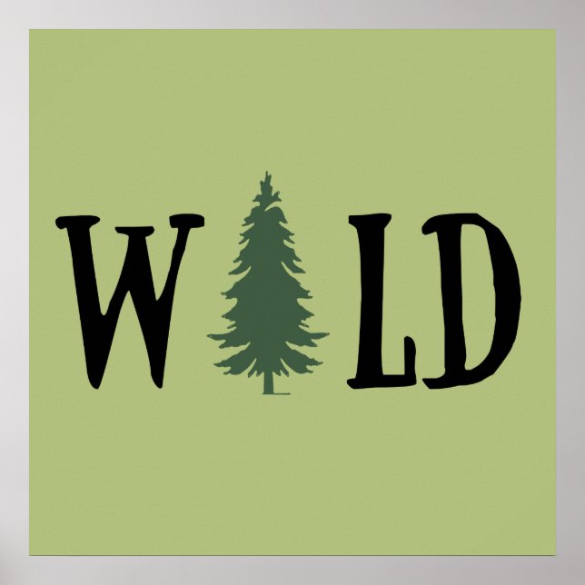 Affiche Pins dans la forêt  (Devant)