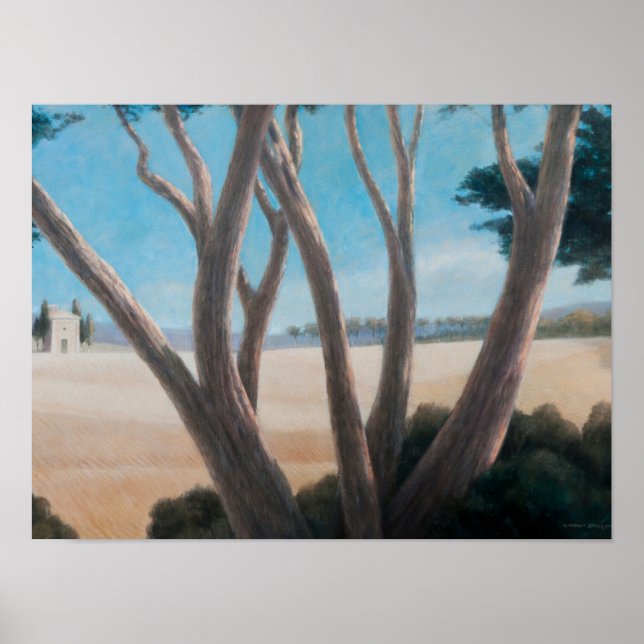 Affiche Pins près de Pienza 2012 (Devant)