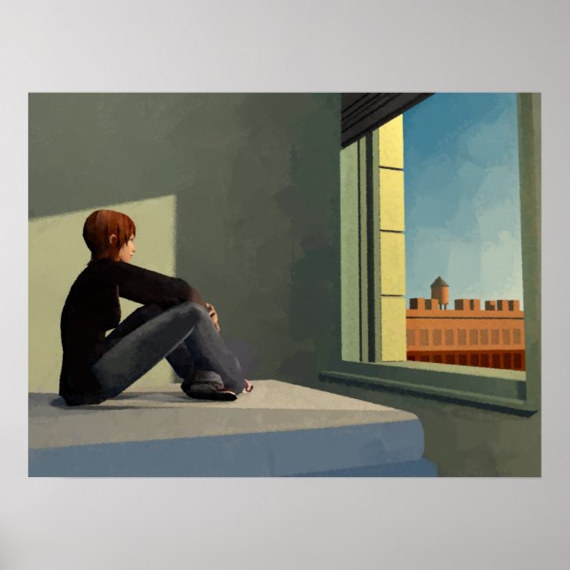 Affiche Pintura du soleil du matin (Devant)