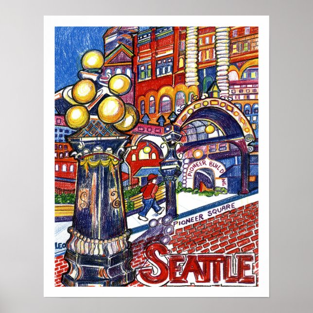 Affiche Pioneer Carré (Devant)