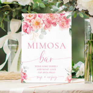 Affiche Piper Peony Floral Mimosa Bar