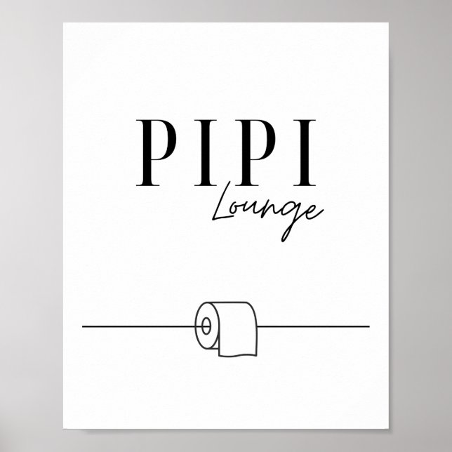 Affiche Pipi Lounge (Devant)