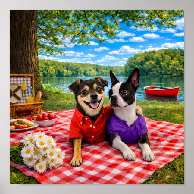 Affiche "Pique-nique" (Devant)