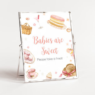 Affiche Pique-nique Bébé Brunch Baby shower Bébés sont dou