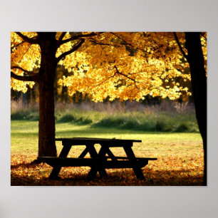 Affiche Pique-nique d'automne
