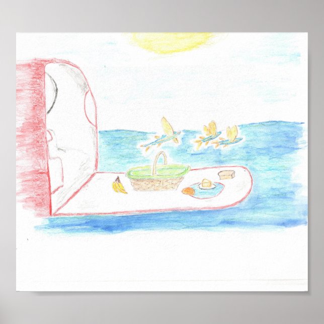 Affiche Pique-nique en mer (Devant)