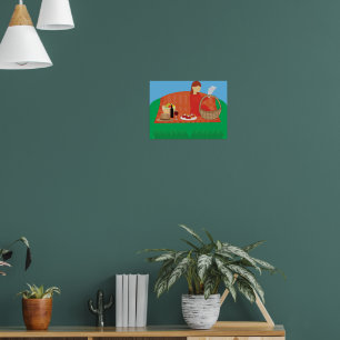Affiche Pique-nique en plein air