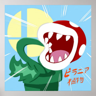 Affiche Piranha Plant à Smash