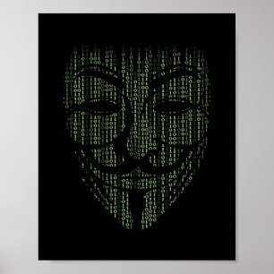 Affiche Piratage - Cadeau de joueur pirate informatique