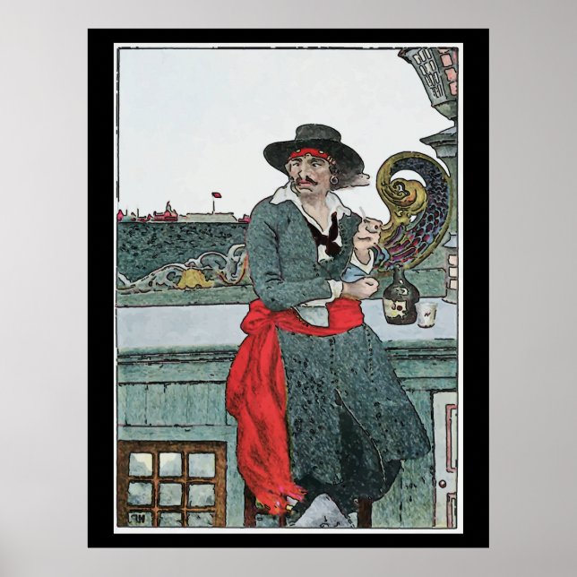 Affiche Pirate, (Devant)