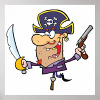 Pirate de dessin animé