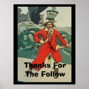 Affiche Pirate, Modifier le signe texte