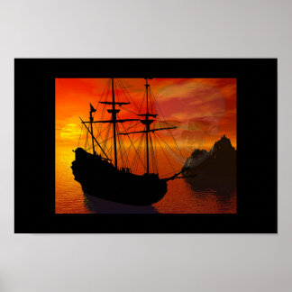 Affiche Pirate Scape