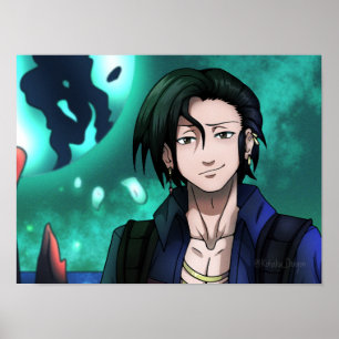 Affiche Pirate spatiale Scifi