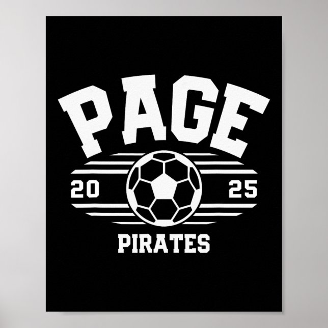 Affiche Pirates de Page Soccer Ll 2025  (Devant)