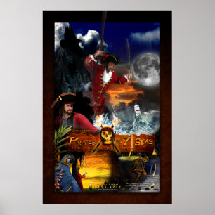 Affiche "Pirates des 7 mers"