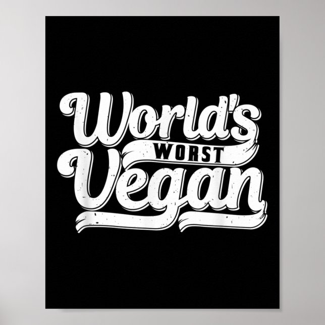 Affiche Pire végétalien du monde _1  (Devant)