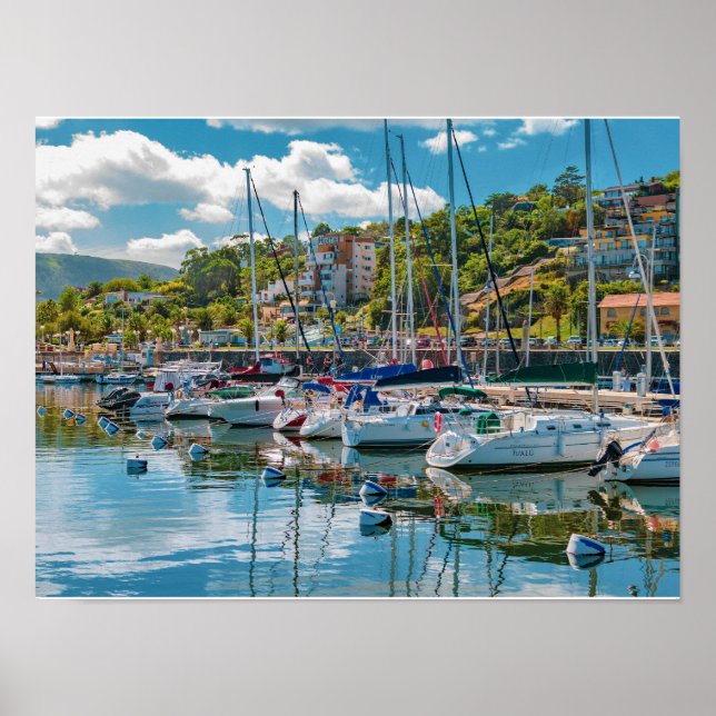 Affiche Piriapolis City Port, Maldonado, Uruguay (Devant)