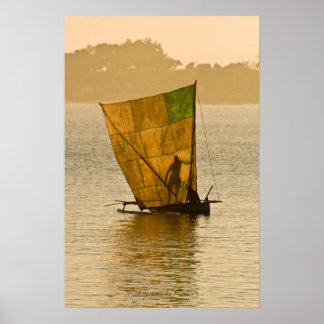 Affiche Piroguier Vezo