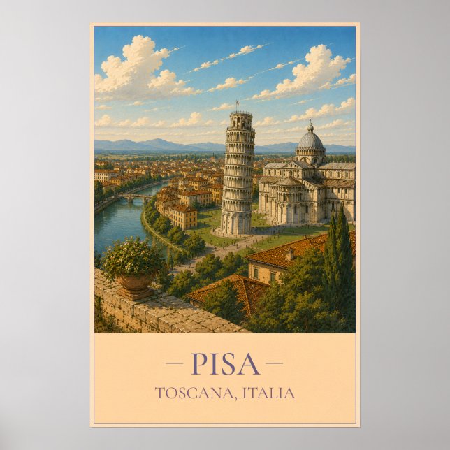 Affiche Pisa (Devant)