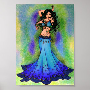 Affiche Pisces Belly Dancer
