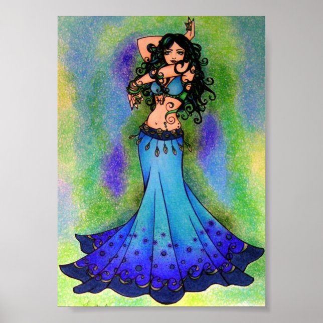 Affiche Pisces Belly Dancer (Devant)