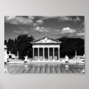 Affiche Piscine Neptune de San Simeon en Californie USA vi
