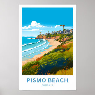 Affiche Pismo Beach California Travel Imprimer