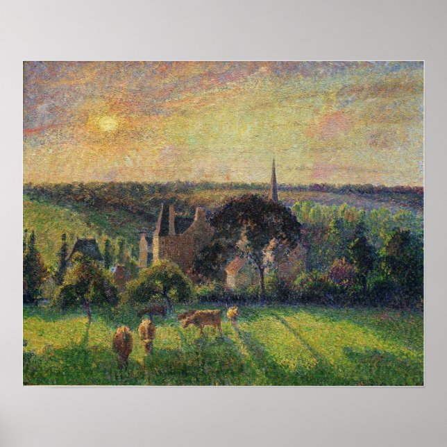 Affiche Pissarro - À Eragny 1897 (Devant)