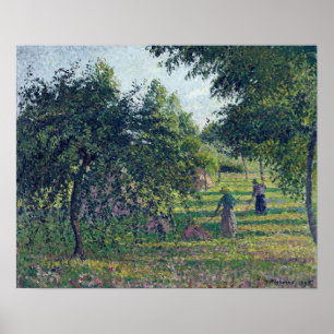 Affiche Pissarro - Apple Trees At Eragny 1895