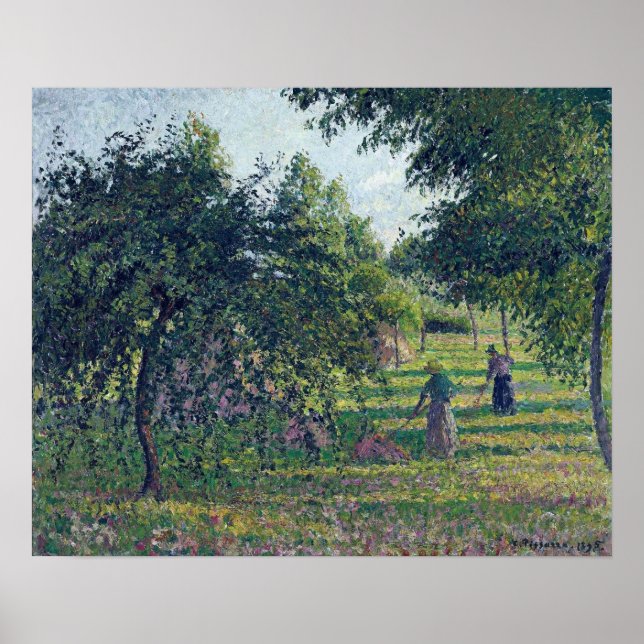 Affiche Pissarro - Apple Trees At Eragny 1895 (Devant)