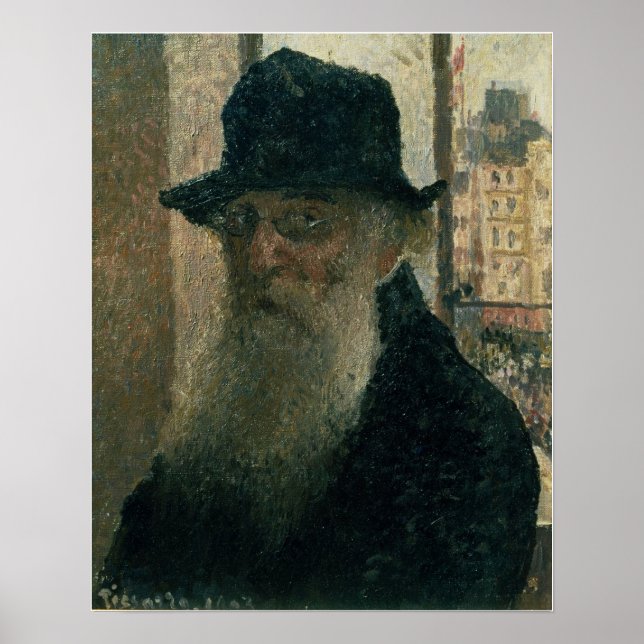 Affiche Pissarro - Autoportrait 1903 (Devant)