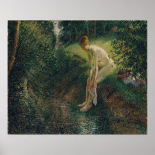 Affiche Pissarro - Bather In The Woods