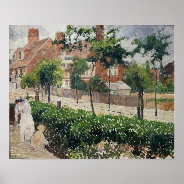 Affiche Pissarro - Bedford Park Bath Road Londres 1897 (Devant)