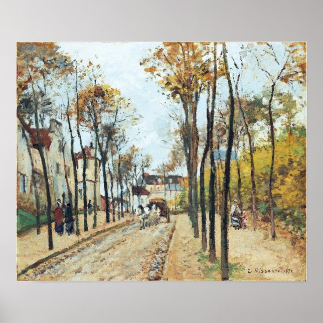 Affiche Pissarro - Boulevard Des Fosses Pontoise 1872 (Devant)
