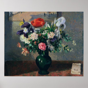Affiche Pissarro - Bouquet De Fleurs 1898